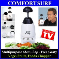 Slap Chop with Cheese Grater - Vege Fruits Foods Chopping Machine